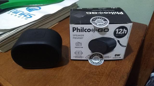 Caixa som philco bluetooth nova