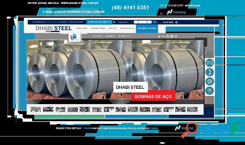 Galvalume e Aluzinco em bobinas e cortes é na Dhabi Steel 7