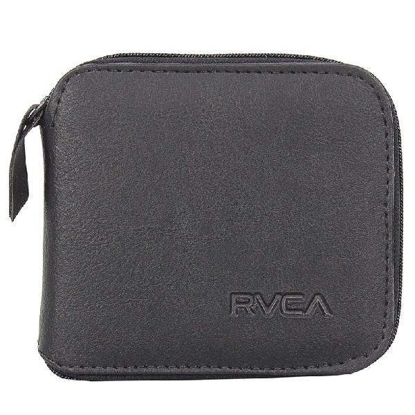 Carteira RVCA Zip Around Black - Surf Alive