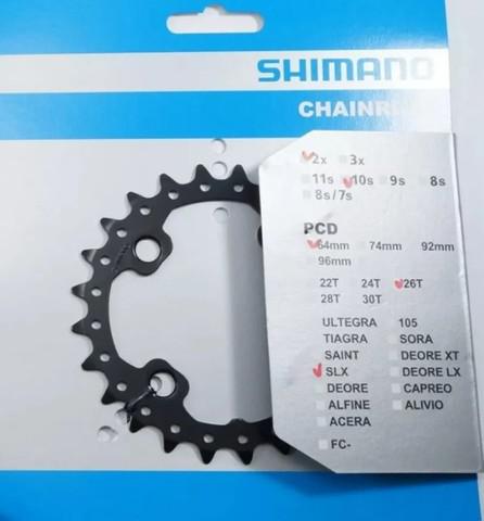 Coroa pedevela shimano slx m675 26 dentes