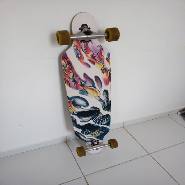 Skate Longboard Montado Completo (semi-novo)