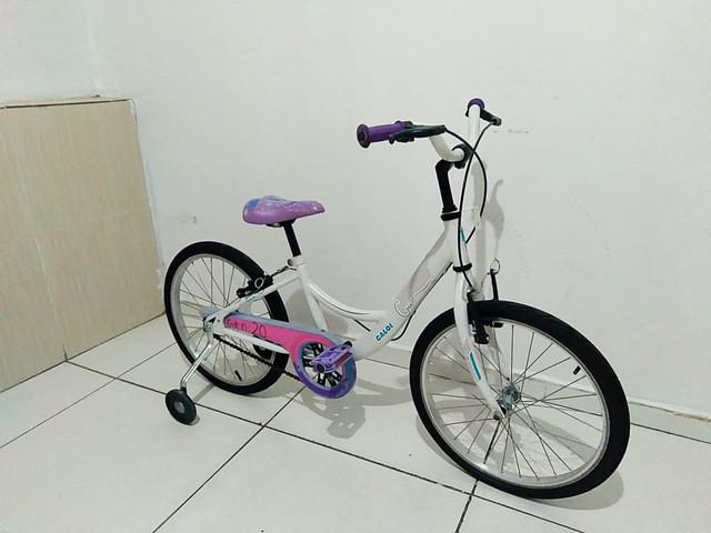 Vendo está linda bicicleta aro 20, caloi linda