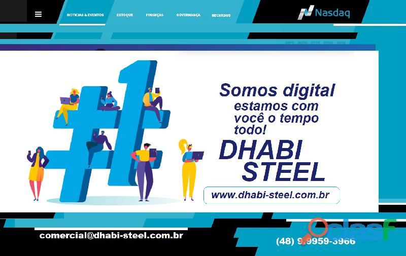 Galvalume e Aluzinco em bobinas e cortes é na Dhabi Steel