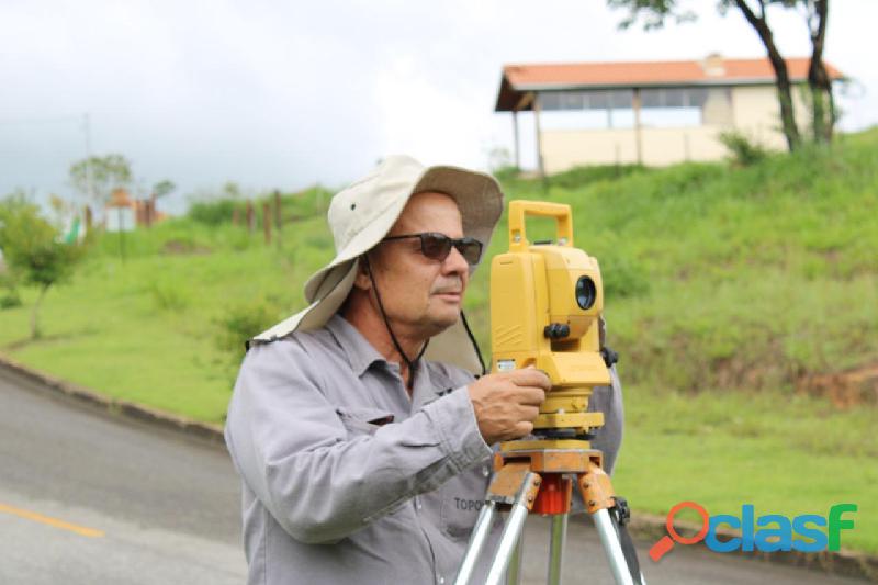 Topografia em lagoa santa