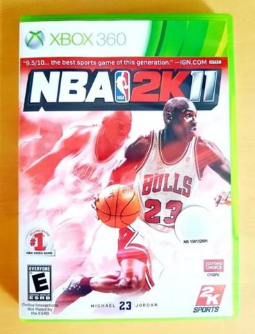 Jogo lendário de basquete nba 2k11 para xbox 360