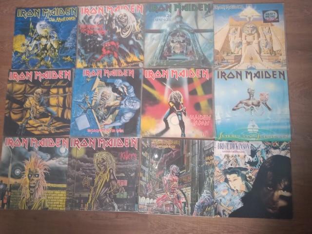 Colecao lp iron maiden