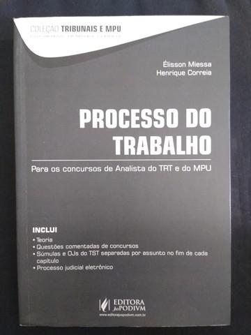 Processo do trabalho - élisson miessa