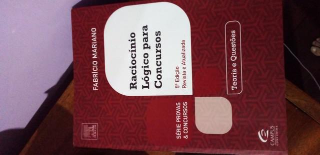 Livro raciocínio lógico para concursos