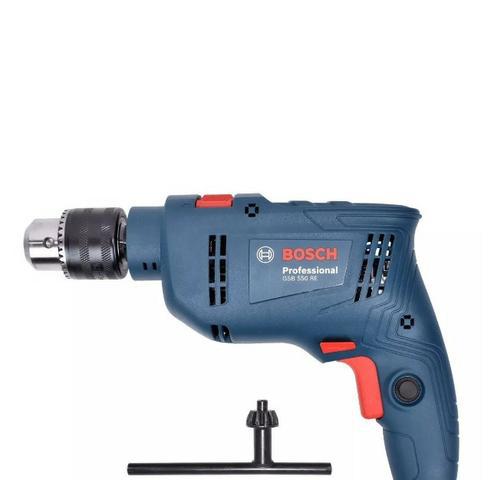 Furadeira de impacto 550w 220v gsb550 re + kit brocas bosch