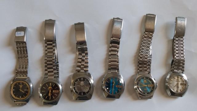 Relógios usados originais Orient ou Seiko todos