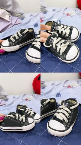 All star preto infantil