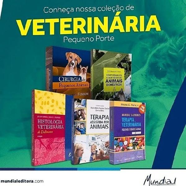 Coleção Livros Veterinaria Animais Pequeno Porte