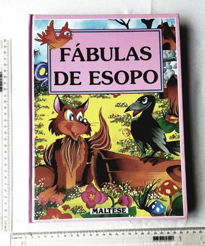 Livro Infantil - Fábulas de Esopo - Capa Dura - 1995 -