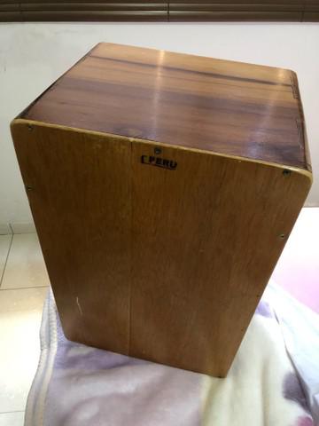 Cajon Carron instrumento percussão - Importado do PERU -