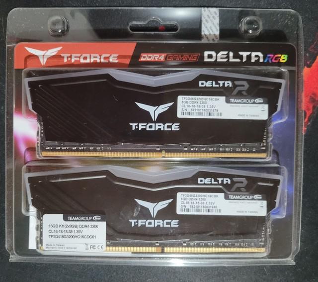 T-Force Delta RGB DDR4 3200mhz 16gb(2x8gb)