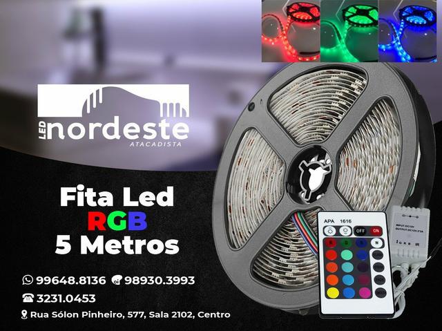 Fita led rgb + central e controle