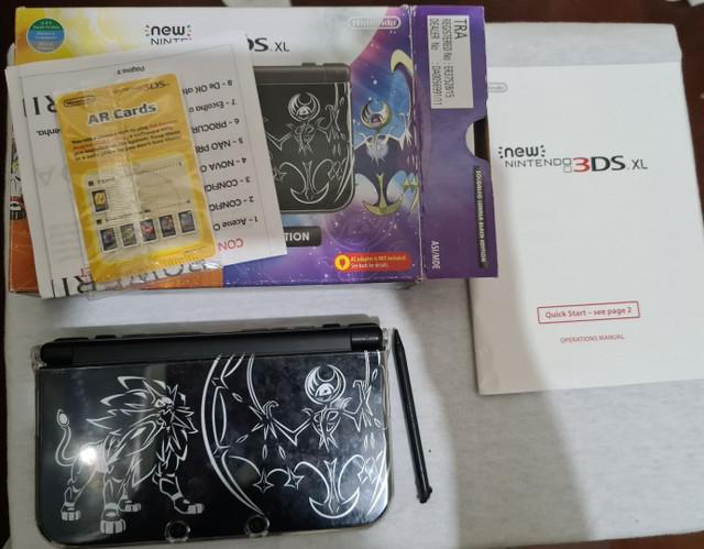 Nintendo new 3ds xl solgaleo lunala limited edition