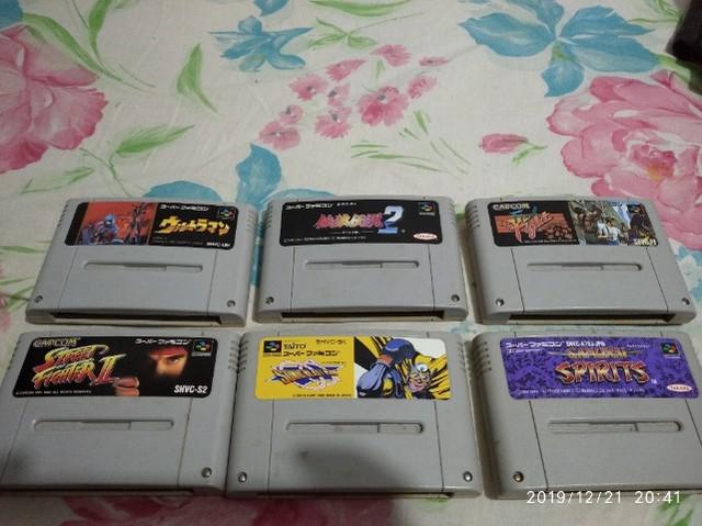 Lote Fitas Originais Super Nintendo