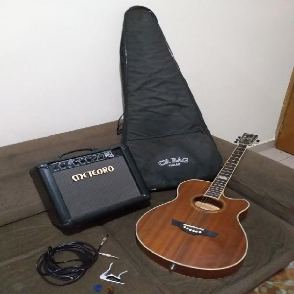 Kit Violão Tagima + Cubo Meteoro