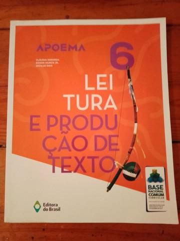 Livro apoema 6 leitura e produção de texto