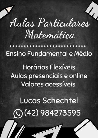 Aulas de matématica