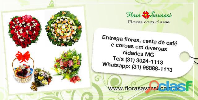 Floriculturas mario campos, entrega de flores online em mario campos, cestas café da manhã e coroas