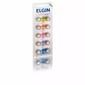 Bateria Elgin Lr44 1.5V Com 30 Unidades Ag13 Lr1154