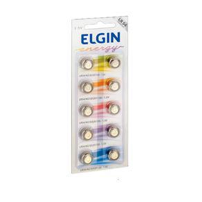 Bateria elgin lr54 1.5v com 30 unidades ag10 lr1130