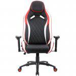 Cadeira gamer premium 1020 pctop - vermelho/branco/preto