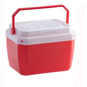 Caixa termica de plastico vermelho 40l 50,5x41x37cm