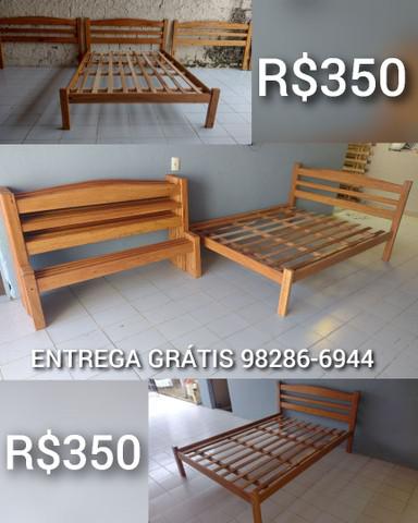 Cama de madeira / entrego em toda zona leste