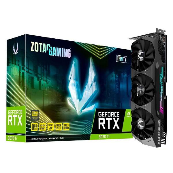 Placa de Vídeo Zotac NVIDIA GeForce RTX 3070 Ti TRINITY