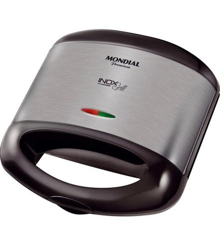 Sanduicheira mondial, inox grill