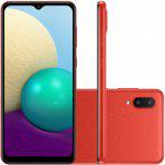 Smartphone samsung galaxy a02 vermelho 32 gb 6.5