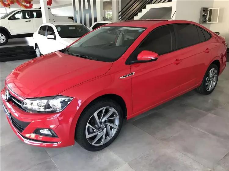 Volkswagen virtus 1.0 200 tsi highline 2019 vermelho em