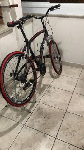 Bike bicicleta caloi aluminio aro 26 shimano tourney e