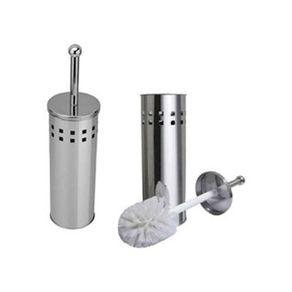 Escova sanitária inox com suporte banheiro luxo decoração