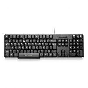 Teclado Multilaser Slim preto USB