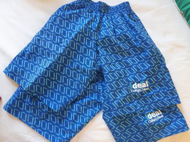 Uniforme colégio ideal - bermudas tam 6 semi-novas