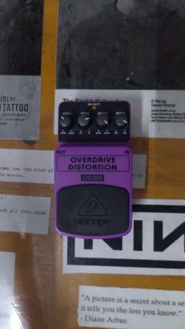 Pedal Overdrive Distortion Behringer