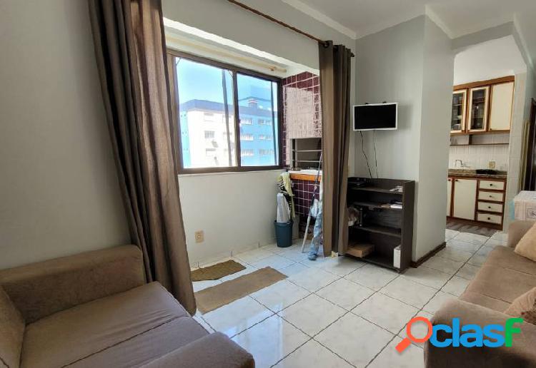 Apartamento 01 dormitório, sala, cozinha, churrasqueira, banheiro