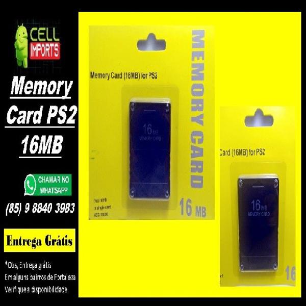 Memory card ps2 16mb produto novo