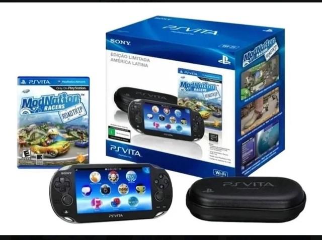 Psvita + 37 jogos na caixa