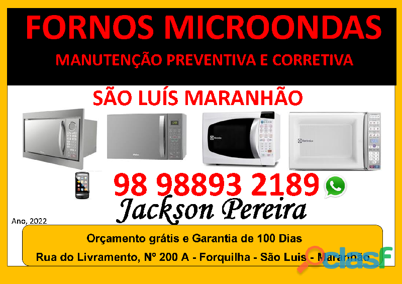 Assistência técnica de microondas electrolux em são luís maranhão