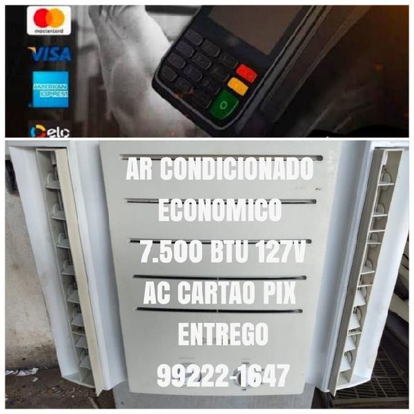 Ar condicionado seminovo 7.500 btu 110v economico entrego