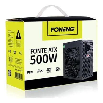 Fonte pc atx foneng 500w reais hdw0002