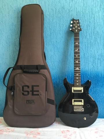 Guitarra prs se santana (black) - com softbag