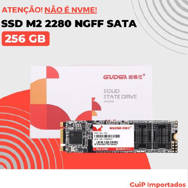 SSD M2 Ngff Sata 128GB / 256GB Novo Lacrado Garantia