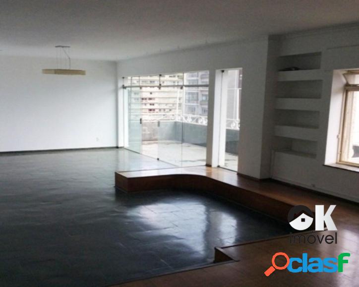 Apartamento: 312m², 4 dormitórios e 3 vagas - Higienópolis