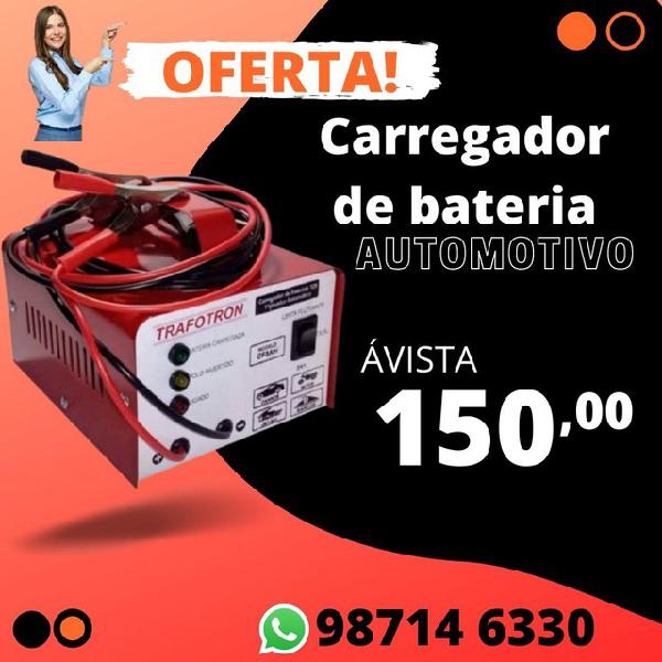 Carregador de bateria carro e moto 12w até 300amp. Fazermos